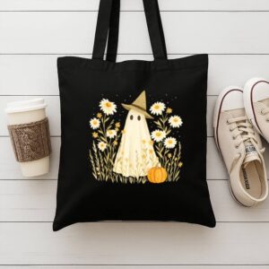 Tote Spooky Witchy 9 Black