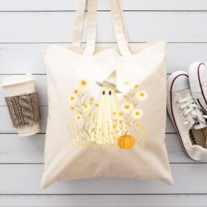 Tote Spooky Witchy 9 Natural