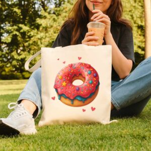 Tote Sweet Love Donut 10 Natural