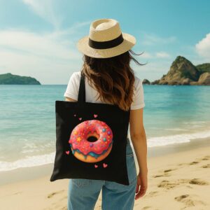 Tote Sweet Love Donut 11 Black