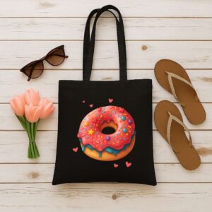 Tote Sweet Love Donut 12 Black