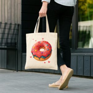 Tote Sweet Love Donut 12 Natural