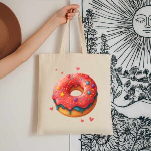 Tote Sweet Love Donut 13 Natural
