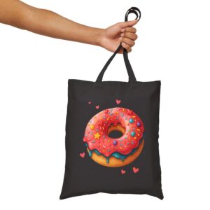 Tote Sweet Love Donut 15 Black