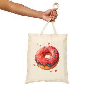 Tote Sweet Love Donut 17 Natural