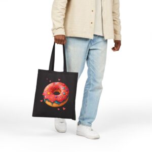 Tote Sweet Love Donut 18 Black