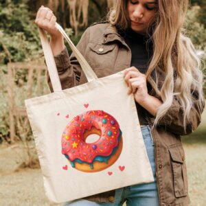 Tote Sweet Love Donut 3 Natural