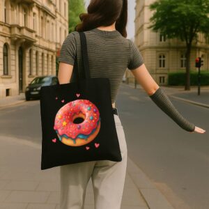 Tote Sweet Love Donut 4 Black