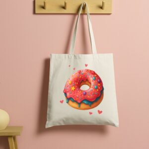 Tote Sweet Love Donut 5 Natural