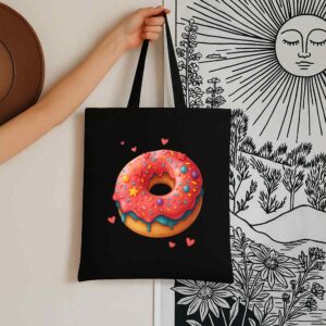 Tote Sweet Love Donut 6 Black