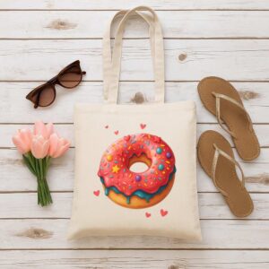 Tote Sweet Love Donut 6 Natural