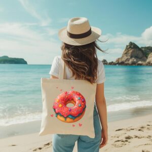 Tote Sweet Love Donut 7 Natural