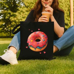 Tote Sweet Love Donut 8 Black