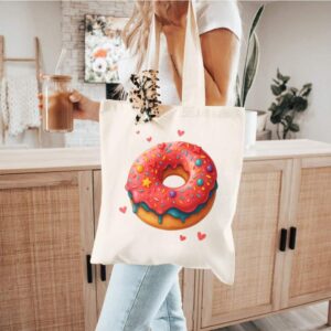 Tote Sweet Love Donut 8 Natural