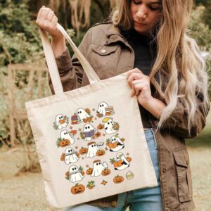 Tote Teaching My Boos Halloween 1 3 Natural