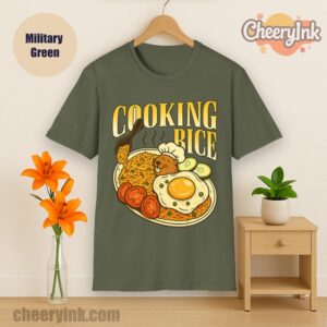 Tshirt Cooking Rice Military