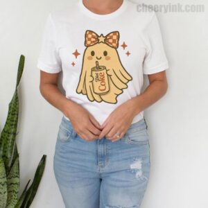 Tshirt Diet Coke Halloween Ghost Bow 4 T