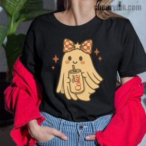 Tshirt Diet Coke Halloween Ghost Bow 43 T
