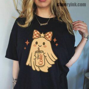Tshirt Diet Coke Halloween Ghost Bow 45 T