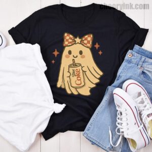 Tshirt Diet Coke Halloween Ghost Bow 46 T