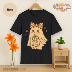 Tshirt Diet Coke Halloween Ghost Bow