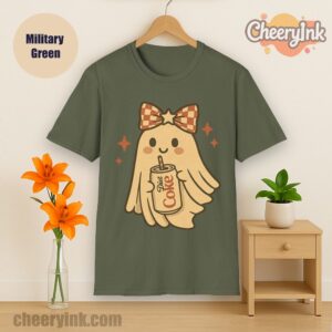 Tshirt Diet Coke Halloween Ghost Bow Military