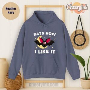 Hoodie Bats How I Like It Heather