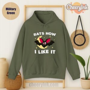 Hoodie Bats How I Like It Military