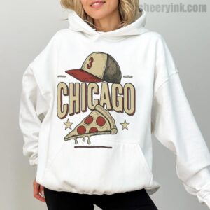 Hoodie Chicago Pizza Baseball 1