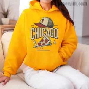 Hoodie Chicago Pizza Baseball 10