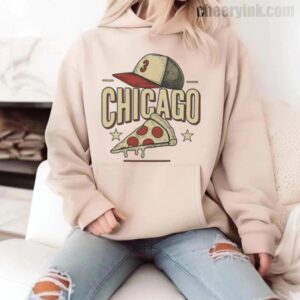 Hoodie Chicago Pizza Baseball 12