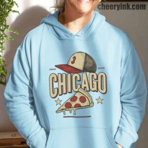 Hoodie Chicago Pizza Baseball 18