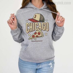 Hoodie Chicago Pizza Baseball 19