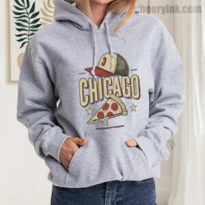Hoodie Chicago Pizza Baseball 21