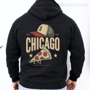 Hoodie Chicago Pizza Baseball 27