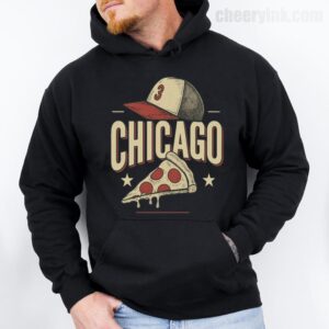 Hoodie Chicago Pizza Baseball 28 Hoodie