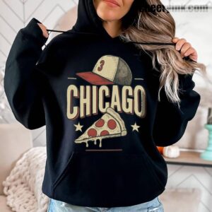 Hoodie Chicago Pizza Baseball 3