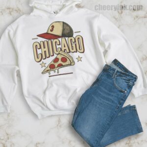 Hoodie Chicago Pizza Baseball 34