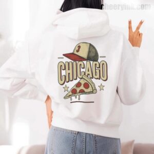 Hoodie Chicago Pizza Baseball 7
