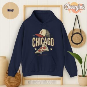 Hoodie Chicago Pizza Baseball