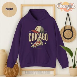 Hoodie Chicago Pizza Baseball
