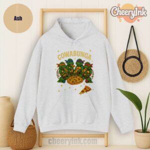 Hoodie Cowabunga Ash