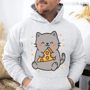 Hoodie Cute Cat Pizza 29