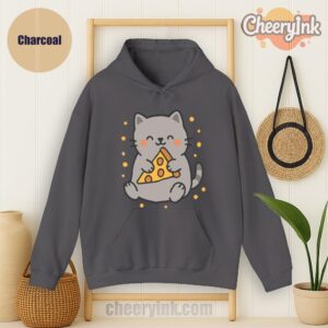 Hoodie Cute Cat Pizza