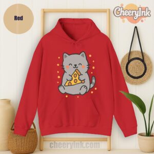 Hoodie Cute Cat Pizza
