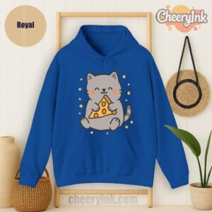 Hoodie Cute Cat Pizza