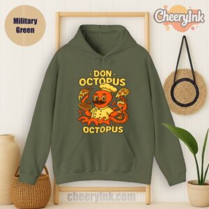 Hoodie Don Octopus Military