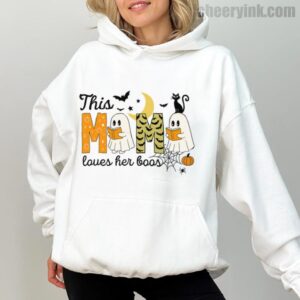 Hoodie Happy Halloween Mama Boo 1
