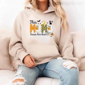 Hoodie Happy Halloween Mama Boo 11