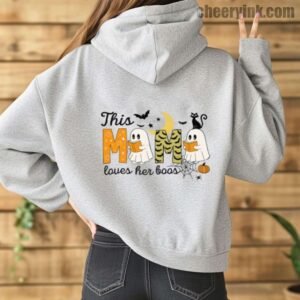 Hoodie Happy Halloween Mama Boo 14